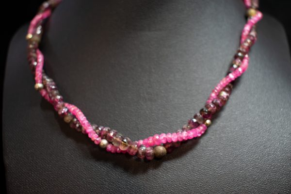 Tourmaline and Sapphire Chain